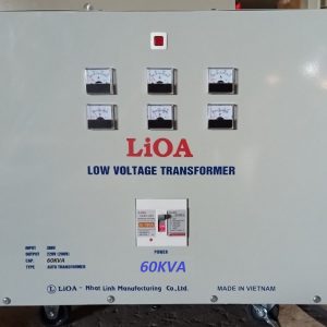 MÁY BIẾN ÁP 60KVA 60KW 3 PHA 380V 220V