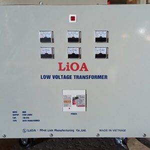 MÁY BIẾN ÁP LIOA NHAT LINH VAO 380V RA 220V 200V