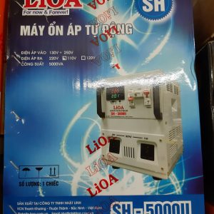 máy tự động ổn áp lioa 1 pha 5kva mã sh 5000ii-130v-250v