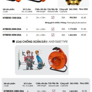 BÁO GIÁ Ổ CẮM ĐIỆN LIOA LOẠI HYBRID