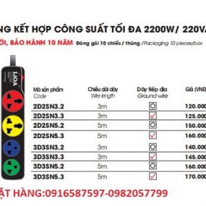 bán buôn bán lẻ o cam dien lioa 2d2s 3d3s