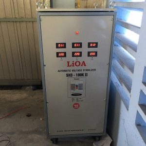 Tác dụng tính năng của ổn áp 3 pha 380v -100kw mã sh3 100kii- lioa
