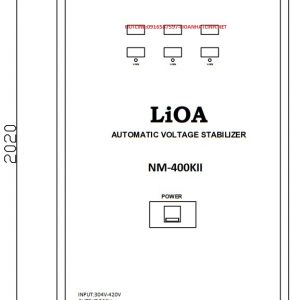 bản vẽ ổn áp lioa 400kw 3 pha mã nm 400kii