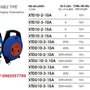 ổ cắm lioa xách tay 10a-15a