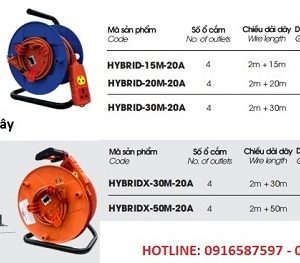 ổ cắm lioa rulo 20a-4500w