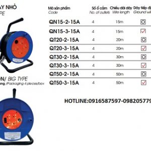 ổ cắm lioa rulo 15a-3300w