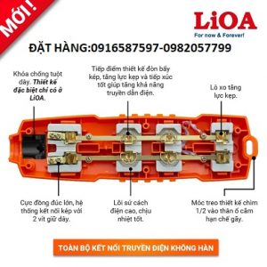 ổ cắm lioa siêu tải công suất 30a, ổ cắm siêu tải công suất 6600w