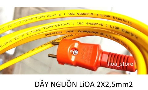o cam sieu tai lioa, o cam lioa day nguon 2x2,5m, o cam lioa cong suat 6600w, o cam lioa cong suat 30a