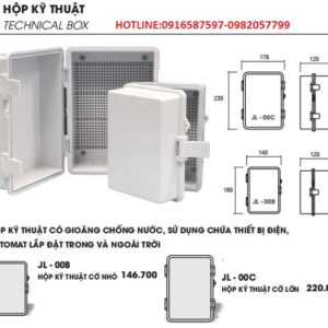 bảng giá hộp kĩ thuật lioa