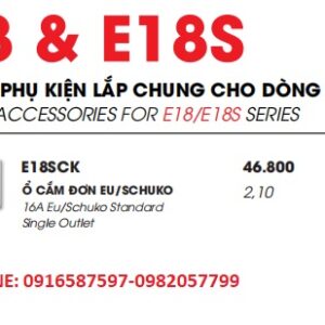 ổ cắm đơn eu/sck dòng e18-e18s
