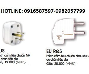 phích cắm lioa châu âu