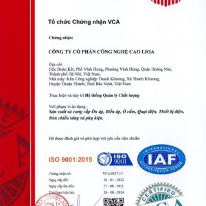 Giấy chứng nhận VCA