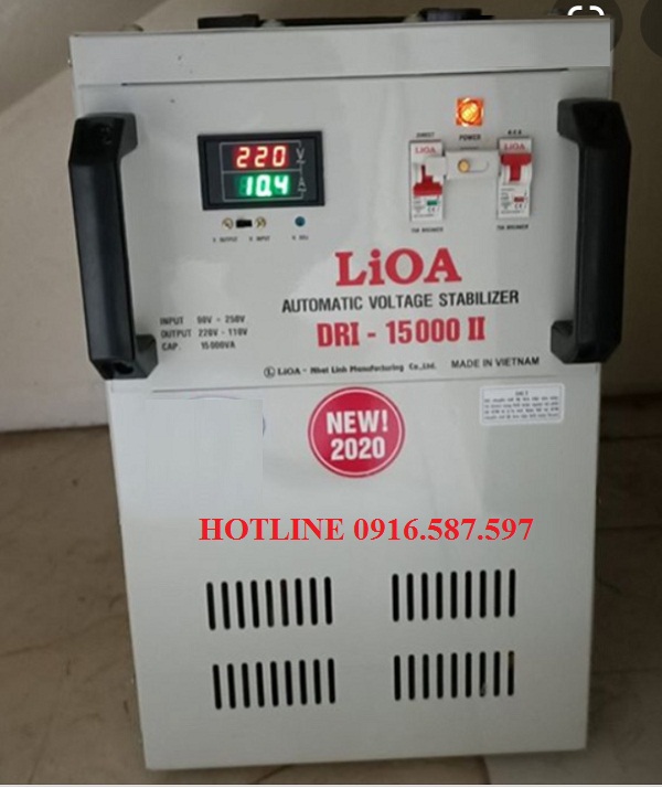 LIOA DRI 15000II là một trong những dòng sản phẩm ổn áp hàng đầu của thương hiệu LIOA