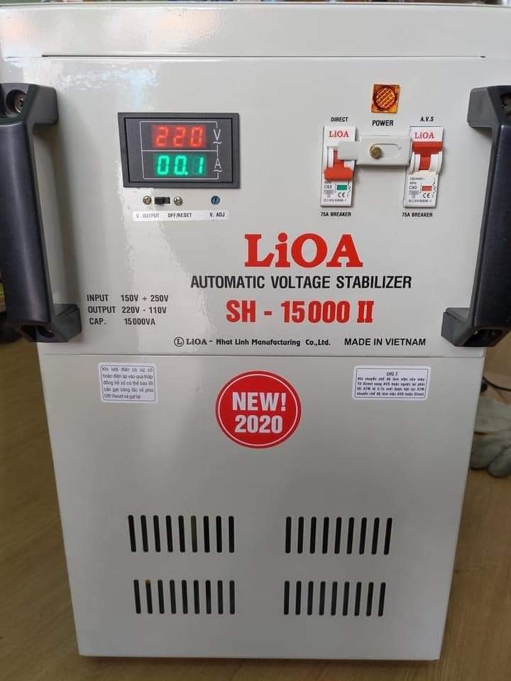 LIOA SH-15000II là một trong những dòng sản phẩm ổn áp cao cấp